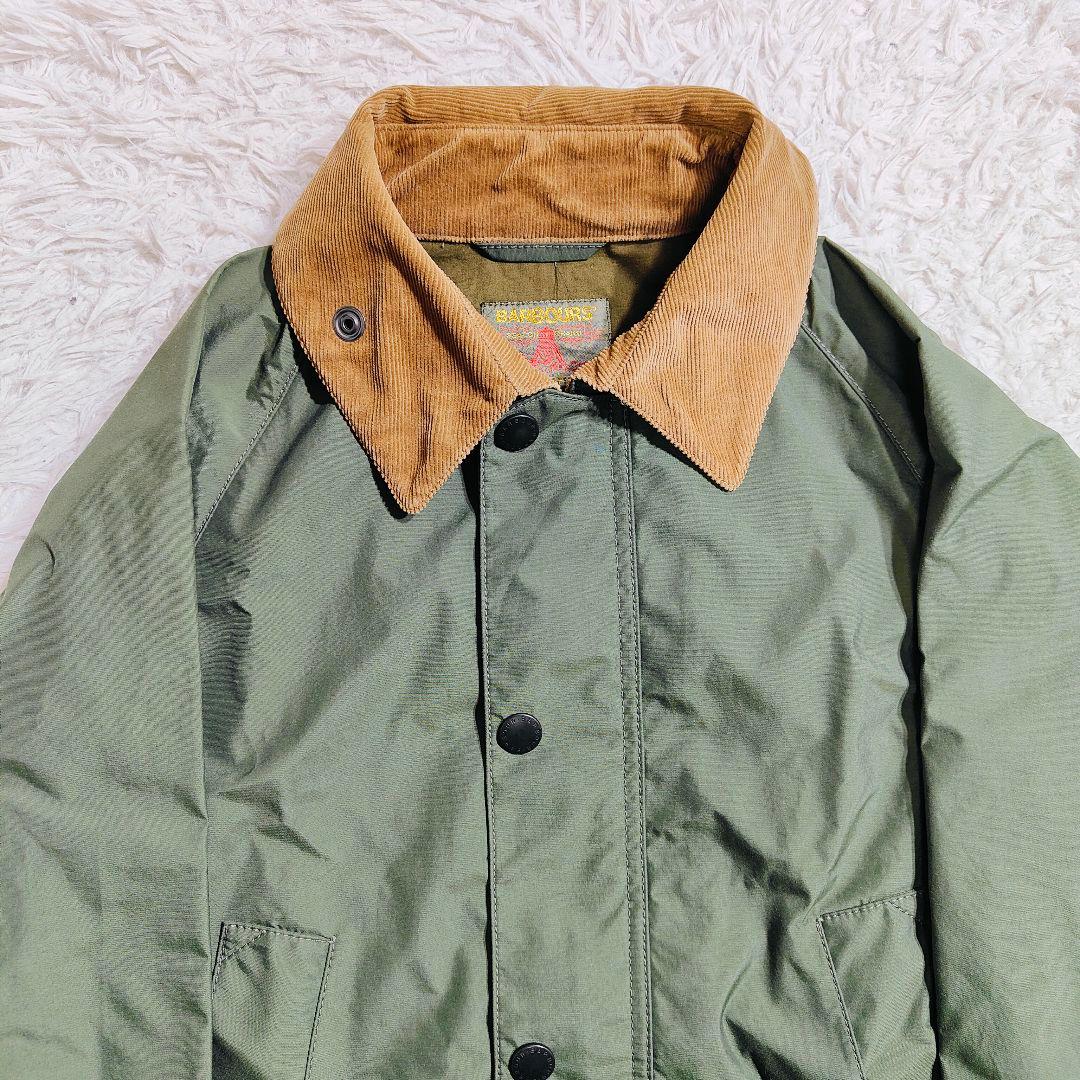 バブアーサウスシールド ビューフォート ナイロンコート 襟