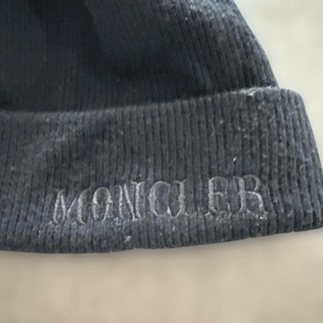 MONCLER × FRGMENTニット帽 ビーニー ブラック 藤原ヒロシ