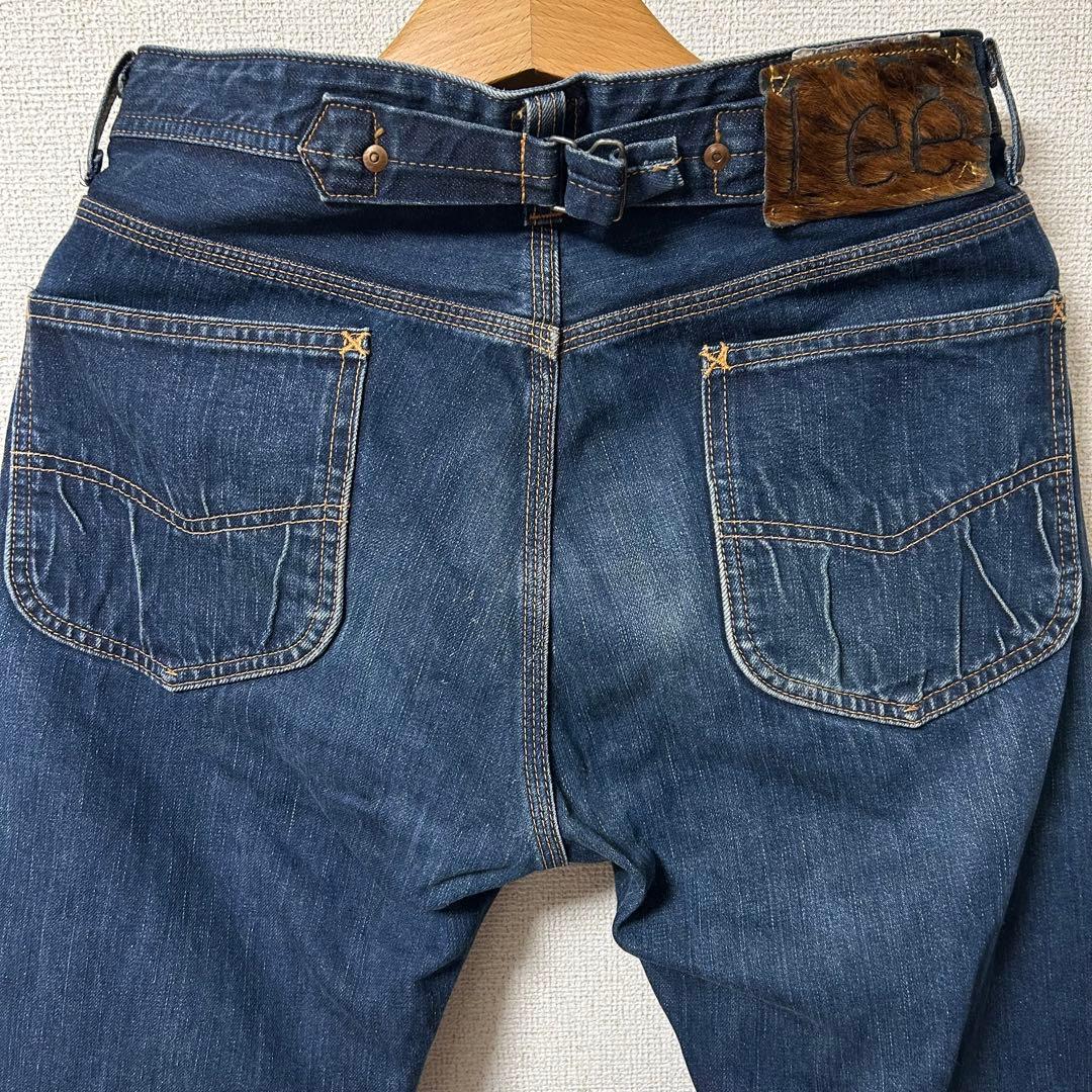 Lee COWBOY 30s 復刻 1101 ヘアオンハイド シンチバックデニム - メルカリ
