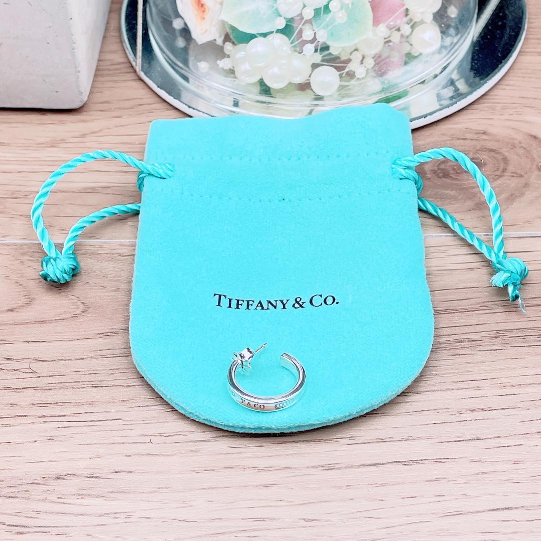 ◇ティファニー◇新品仕上済 1837 スモール フープピアス 925 2.21g