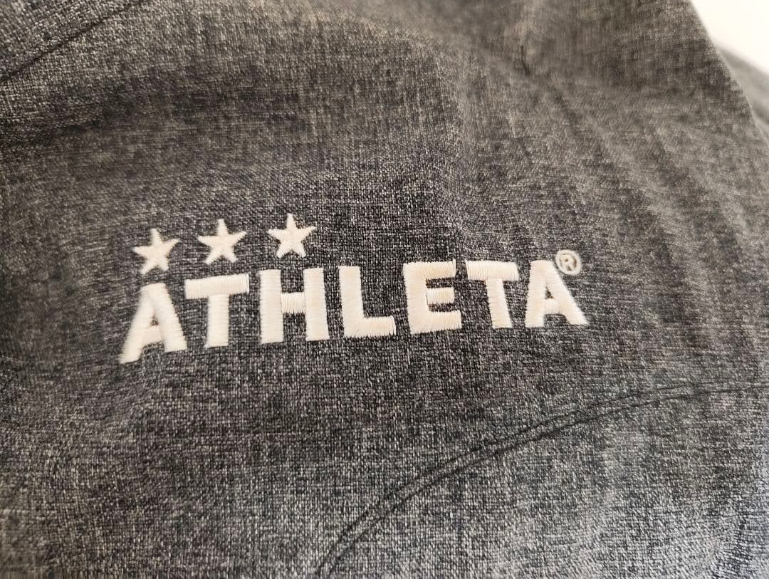 美品】ATHLETA アスレタ 中綿入ハーフコート グレー Lサイズ - メルカリ
