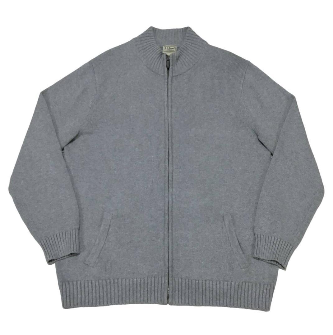 希少90s LL Bean エルエルビーン ドライバーズニット XLライトグレー