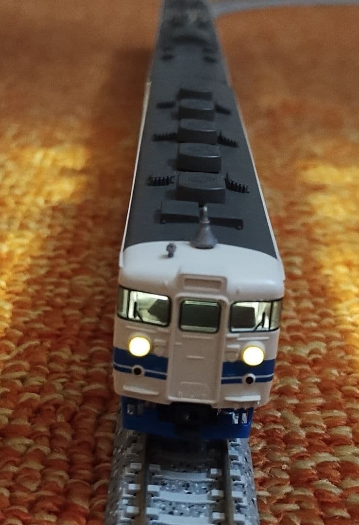 KATO 北陸本線 475系 北陸色 (青帯) 3両セット 室内灯付 - メルカリ