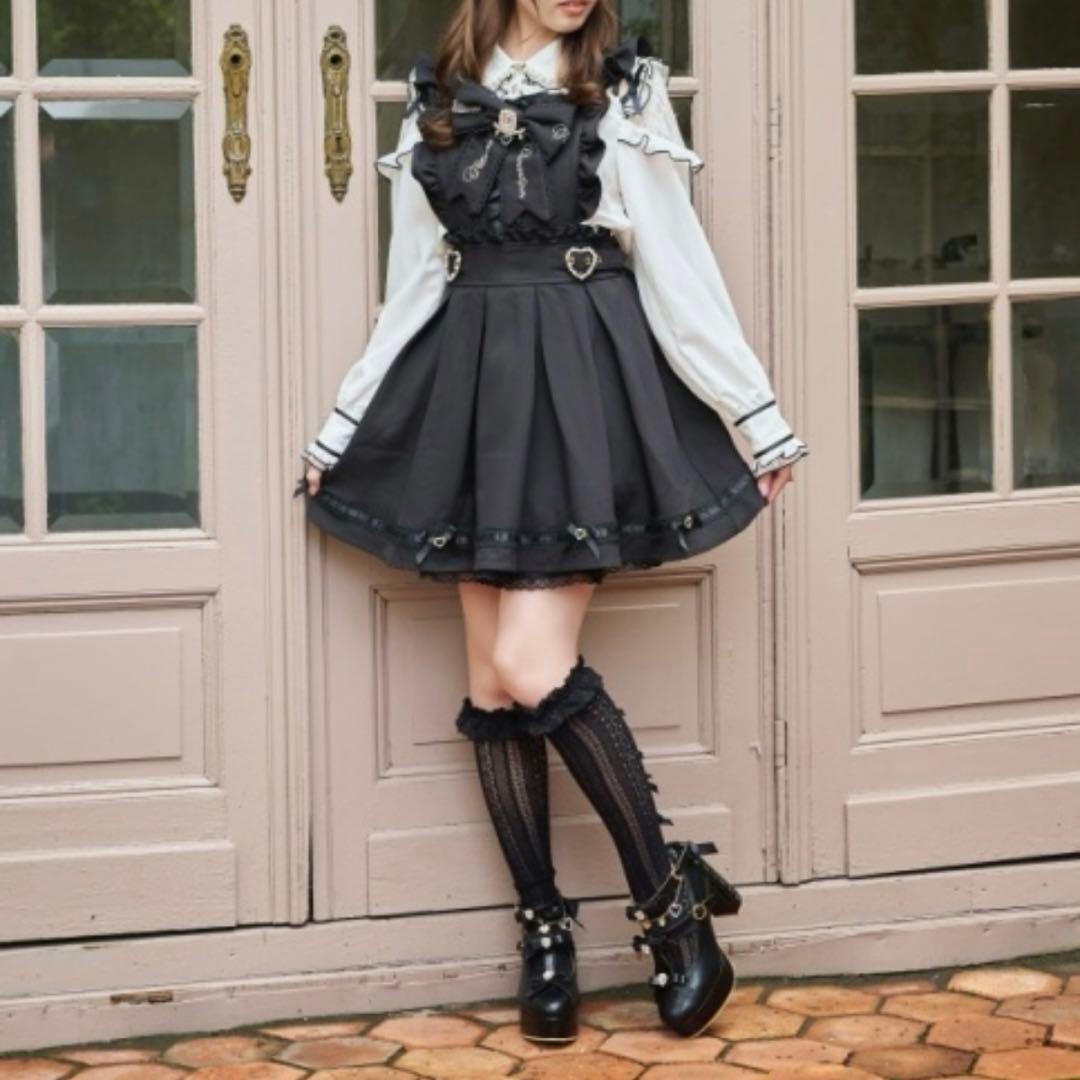 LIZLISA バックカシュクールエプロンジャンスカ - メルカリ