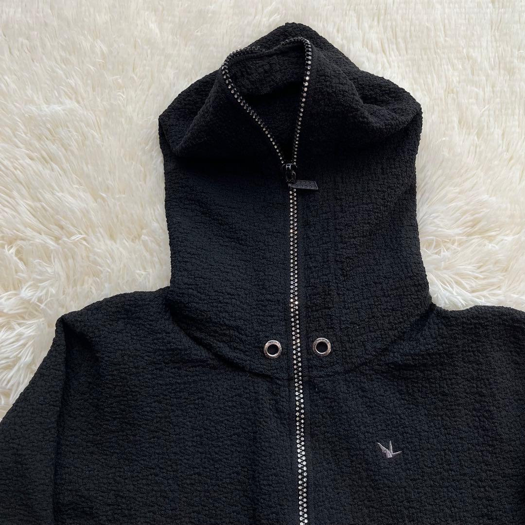 1piu1uguale3 フルジップパーカーセットアップwジップ 装飾 y2k