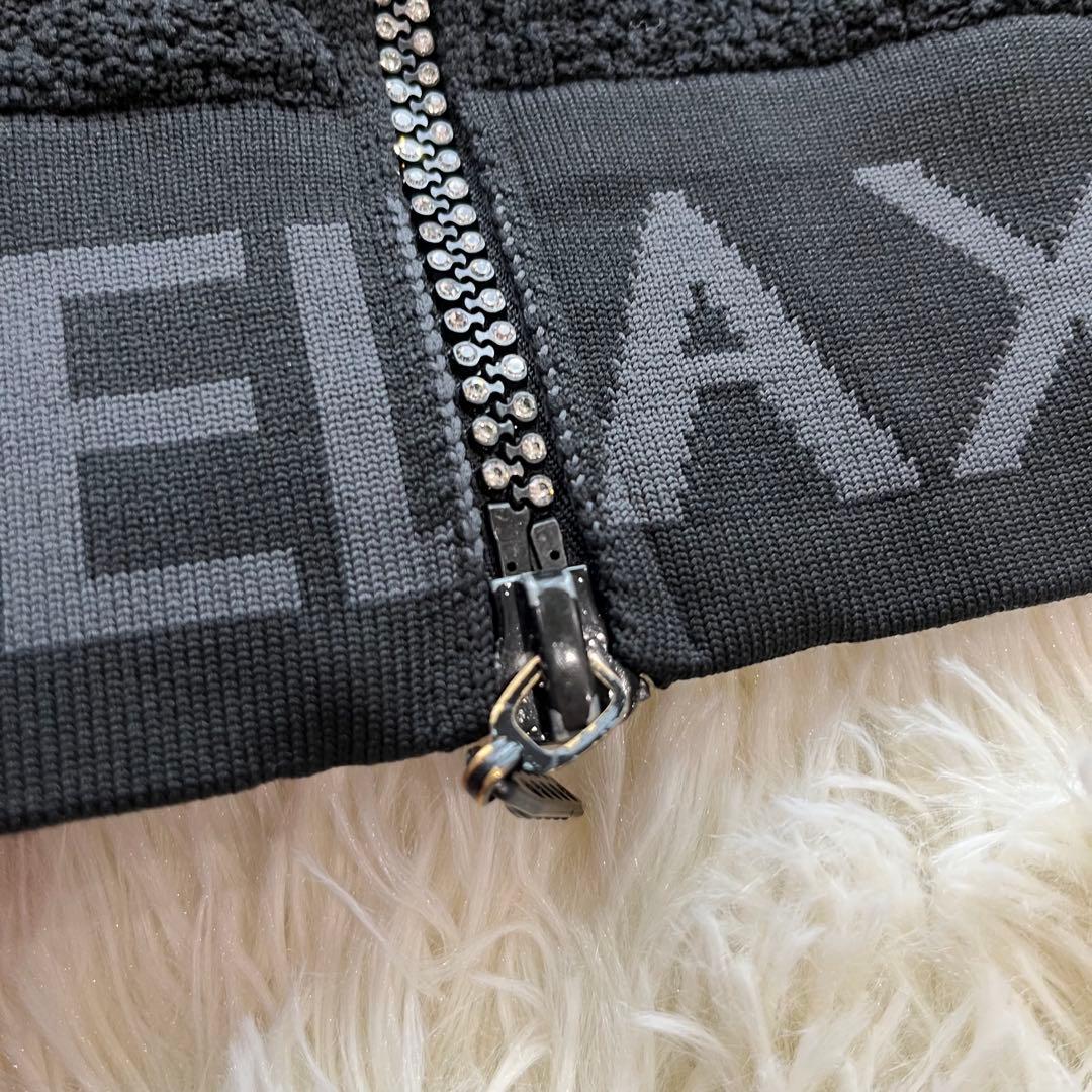 1piu1uguale3 フルジップパーカーセットアップwジップ 装飾 y2k