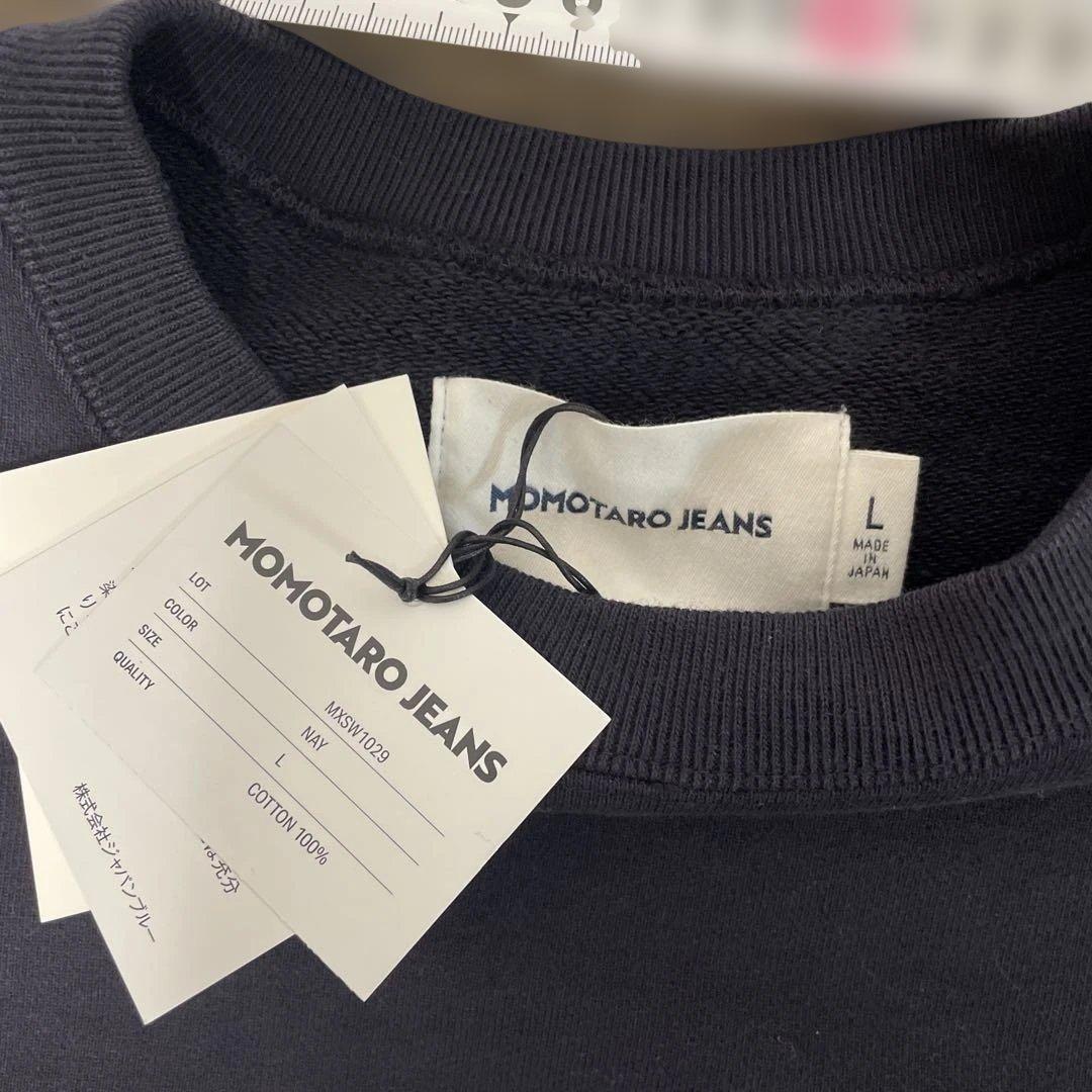 MOMOTARO JEANS ネイビー トレーナー L ネイビー トレーナー L JEANS