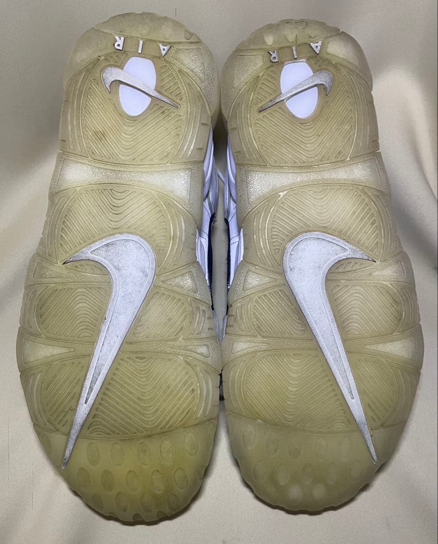 ナイキ　モアアップテンポ　コピーペースト　ホワイト　28.5cm 中古品