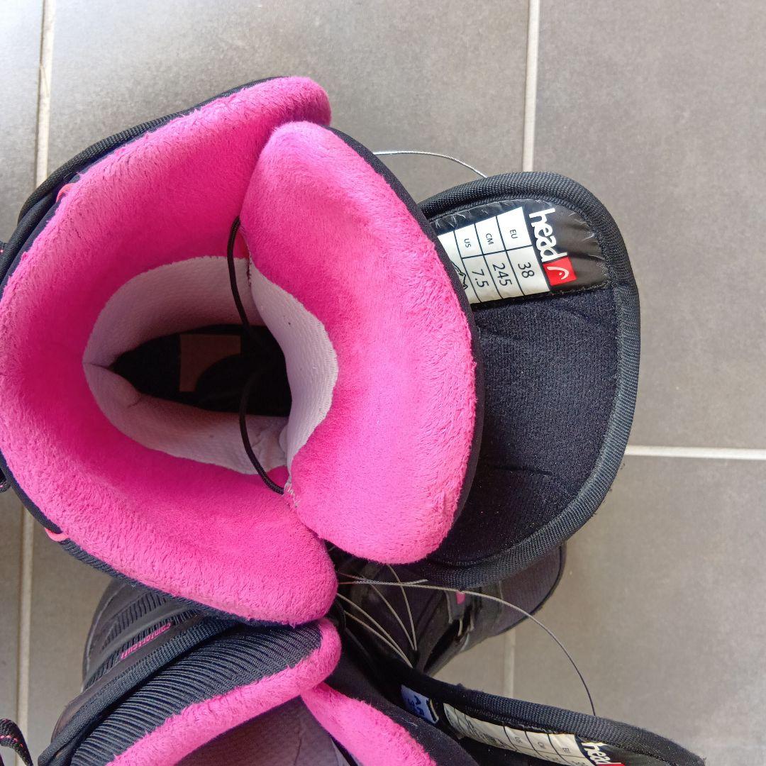 head　スノーボードブーツ 24.5cm ブラック/ピンク