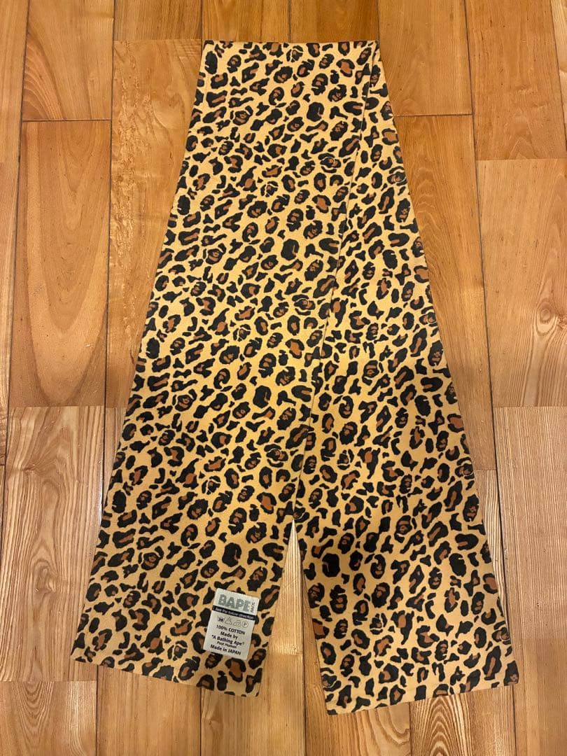 初期Leopard Camo マフラー ape BAPE エイプ 豹柄 カモ