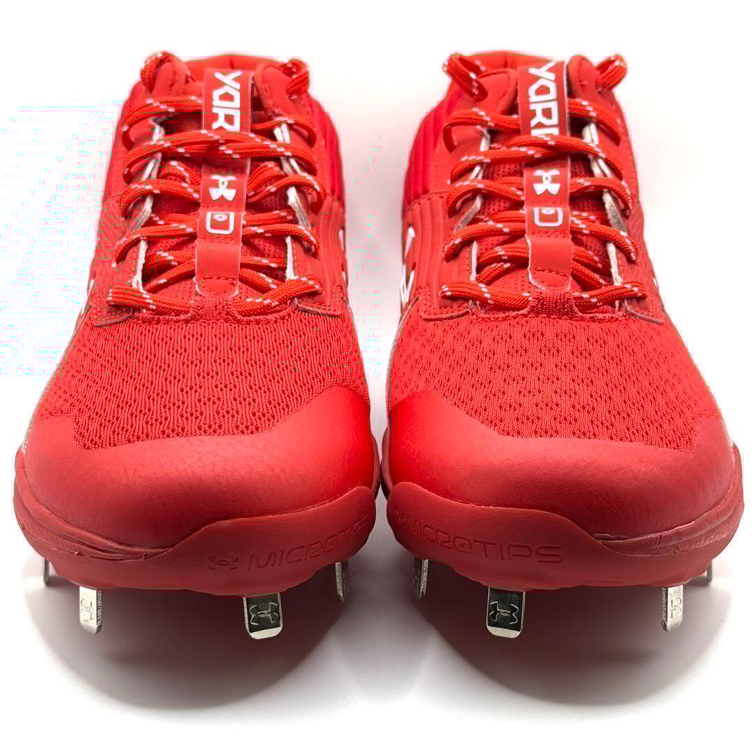 【新品】アンダーアーマー UA 野球 スパイクシューズ メンズ 赤 28.5cm