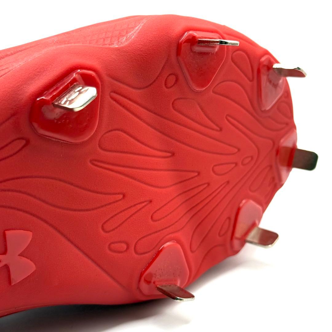 【新品】アンダーアーマー UA 野球 スパイクシューズ メンズ 赤 28.5cm