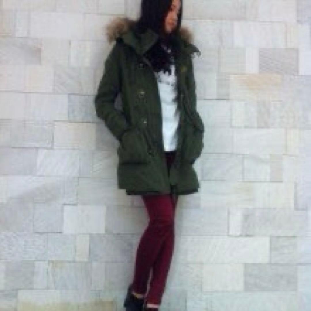 極美品 SLY スライ 2012年 N3B モッズコート カーキ Y2Kグランジ