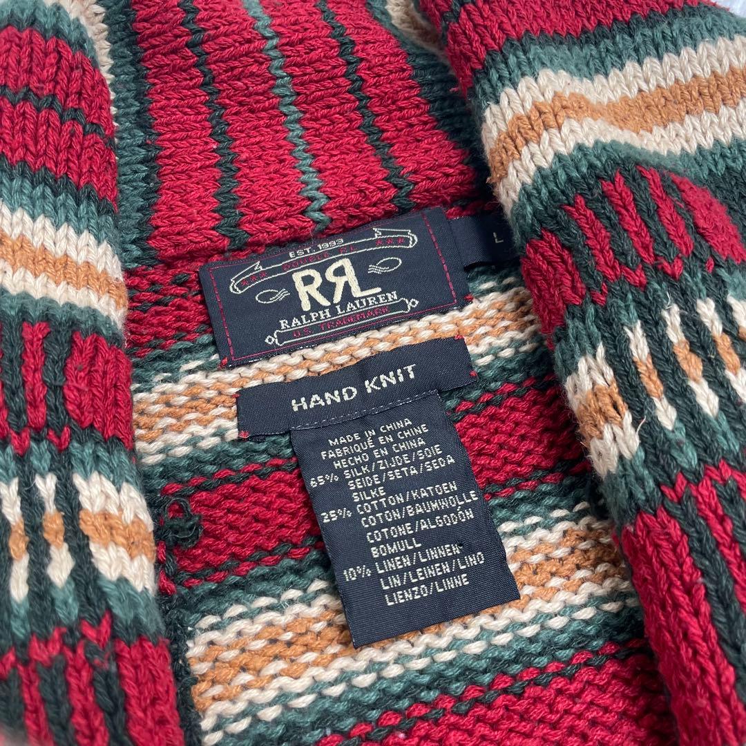 初期】RRL RALPH LAUREN ネイティブ ガウン カーディガン L - メルカリ
