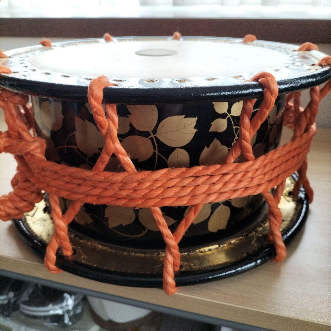 岡田屋布施 締太鼓 ハードケース付き 中古品