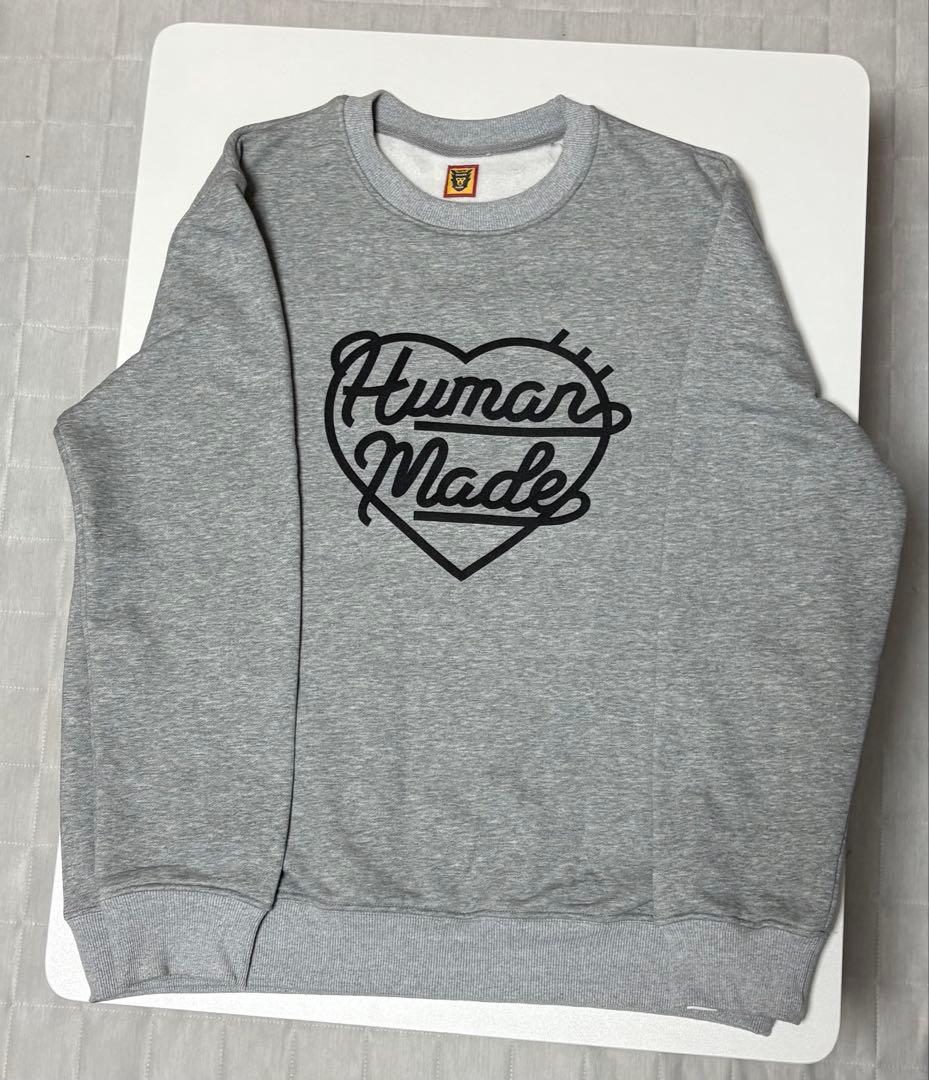 Human Made グレー クルーネック スウェット 楽天市場】HUMAN MADE ヒューマンメイド スウェット サイズ:L 22AW