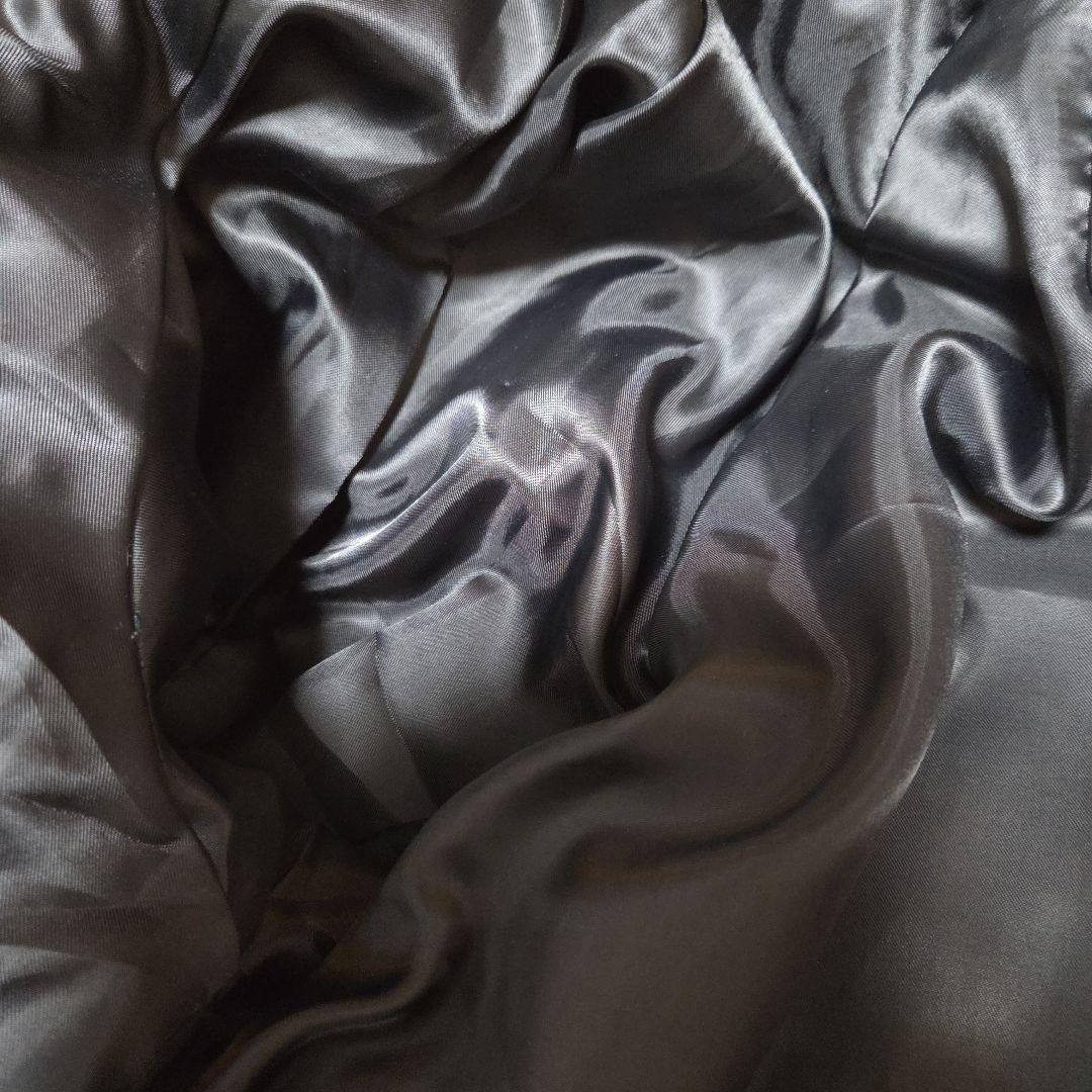 希少 リゲル RIGEL ダウン ジャケット レザー メンズ サイズS 羊革 黒