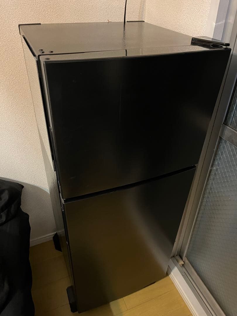 maxzen ブラック冷蔵庫 118Ꮮ 上部冷凍室付き 新色登場!】一人暮らしの方や2台目の冷蔵庫におすすめ！85L 前開き直冷