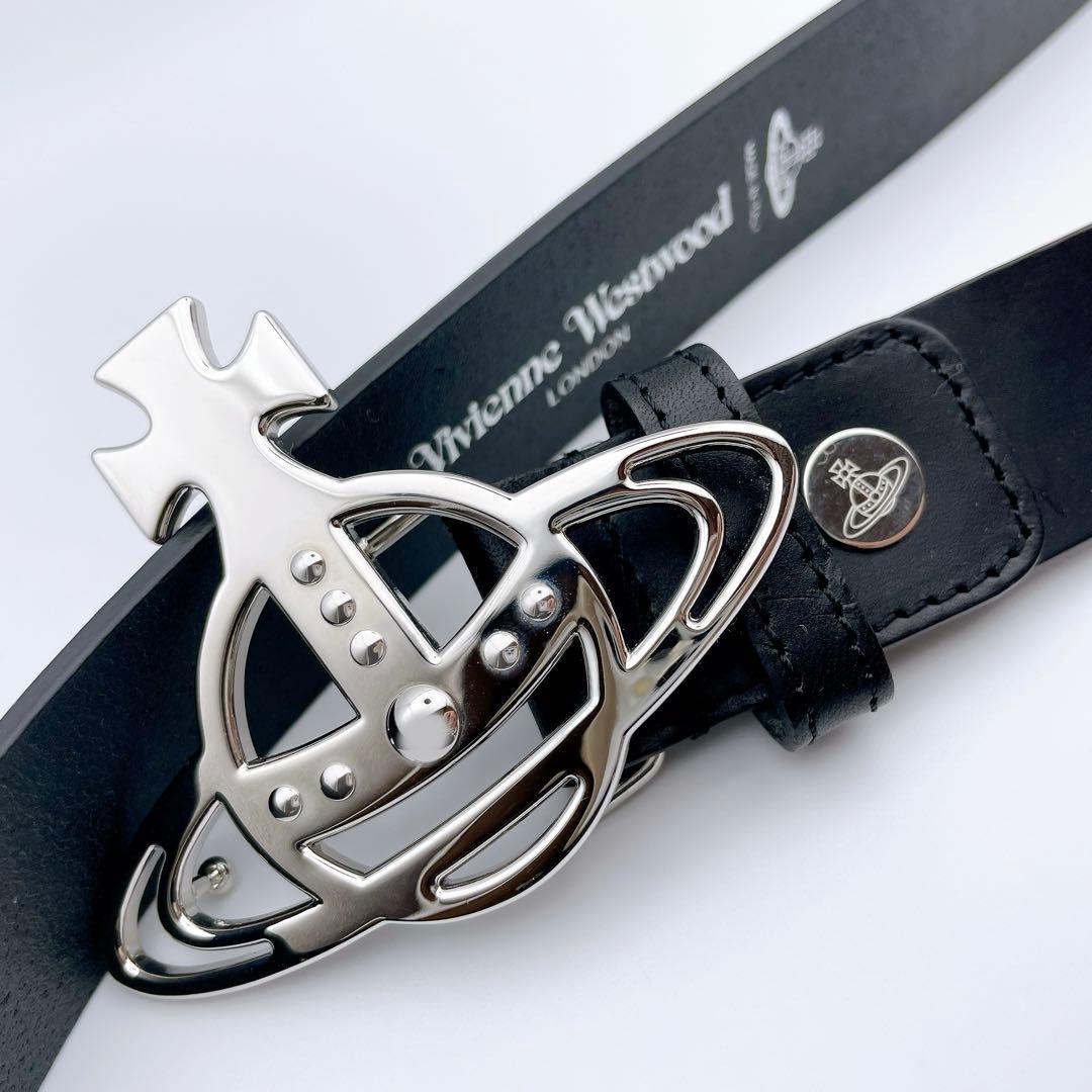 専用！ヴィヴィアンウエストウッド　ベルト　ビッグオーブ　男女兼用　シルバー金具 ヴィヴィアンウエストウッド Vivienne Westwood ベルト 8201006HU