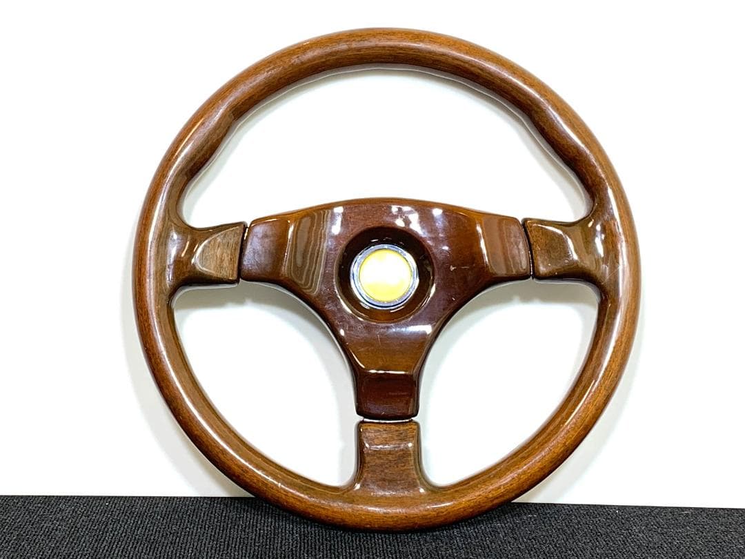 エムズスピード ウッド ステアリング センターパッド ホーンボタン付 希少 CATEGORY Champion | Renown Japan