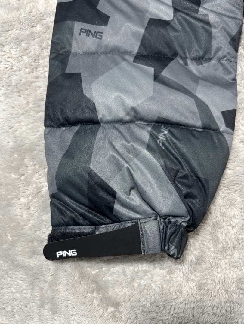 ☆新品タグ付☆ PING ゴルフ 中綿ジャケット レディース L カモ柄