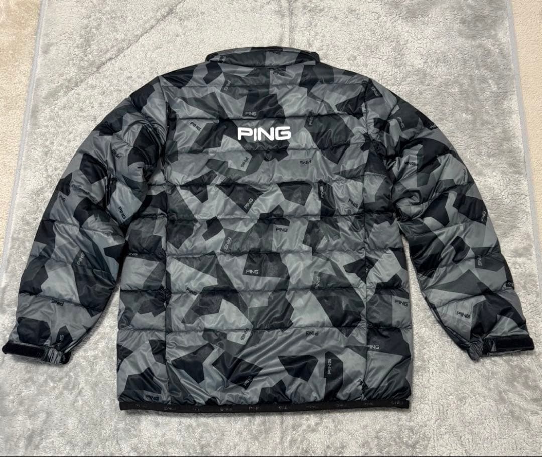 ☆新品タグ付☆ PING ゴルフ 中綿ジャケット レディース L カモ柄