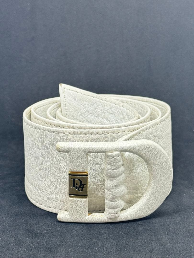 Diorディオール サッシュベルト レザー ホワイト フリーサイズ 楽天市場】【中古】 Christian Dior (クリスチャン・ディオール) 15-BM
