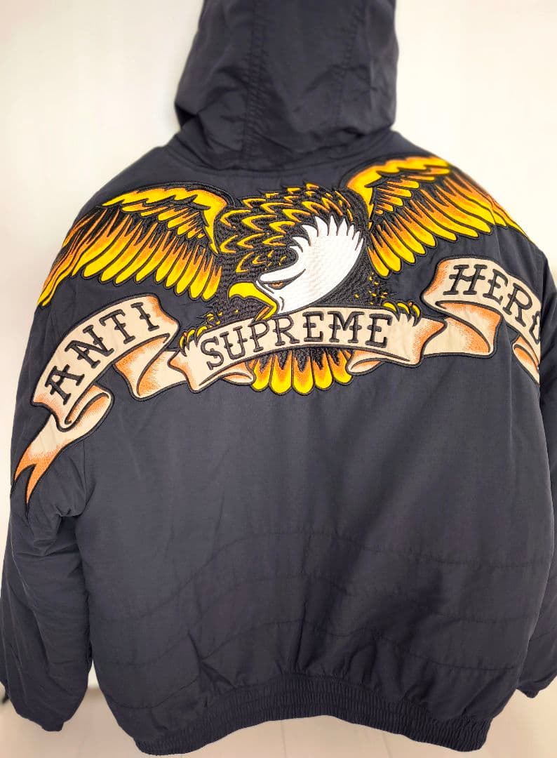 Supreme x ANTIHERO Stadium Jacket Black - メルカリ