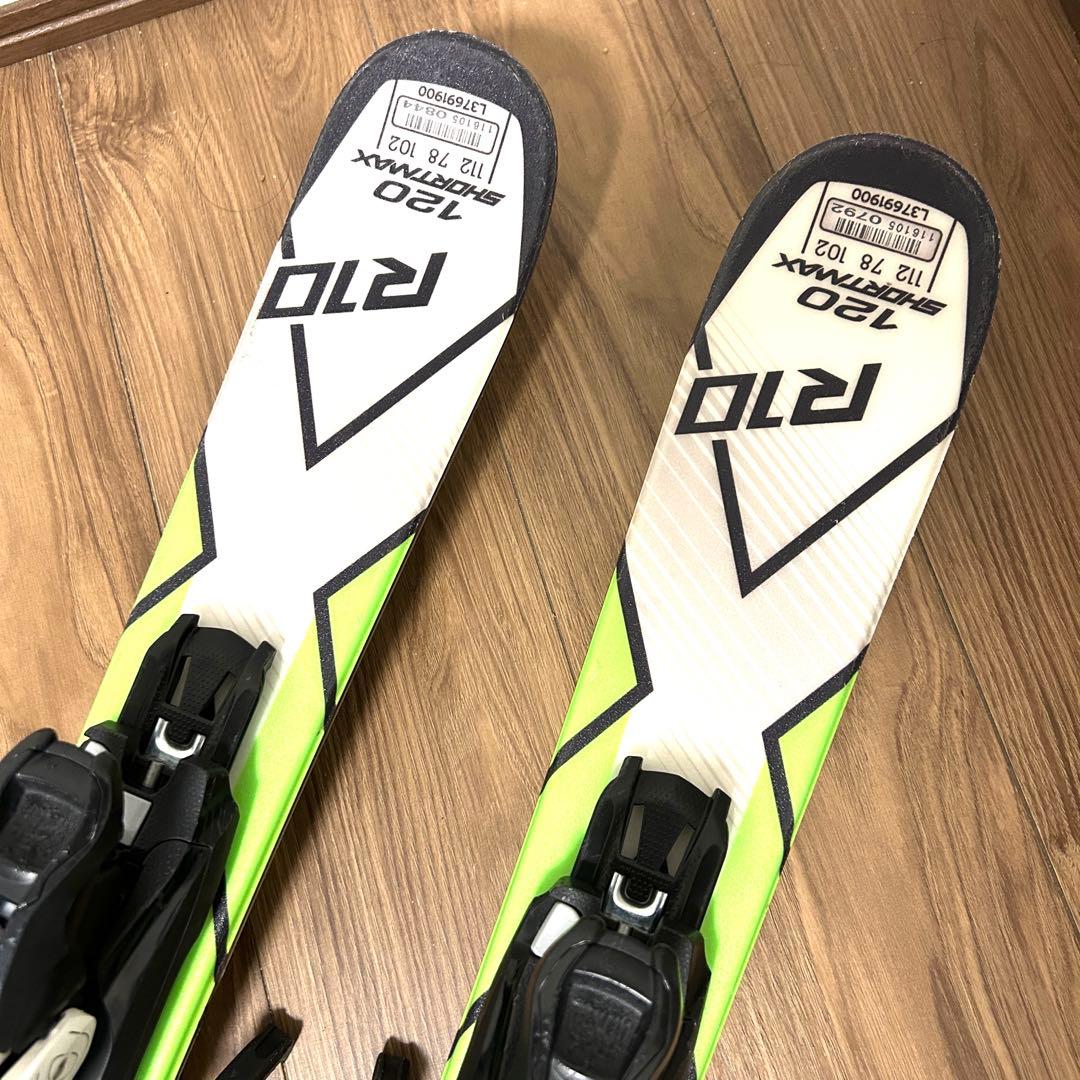 SALOMON SHORTMAX 120㎝ ショートスキー ビンディングL10 - メルカリ