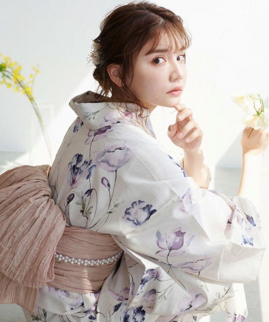 涼風の水彩ひなげし　dita 浴衣 涼風の咲きしらべ | Dita（ディータ）オフィシャルストア