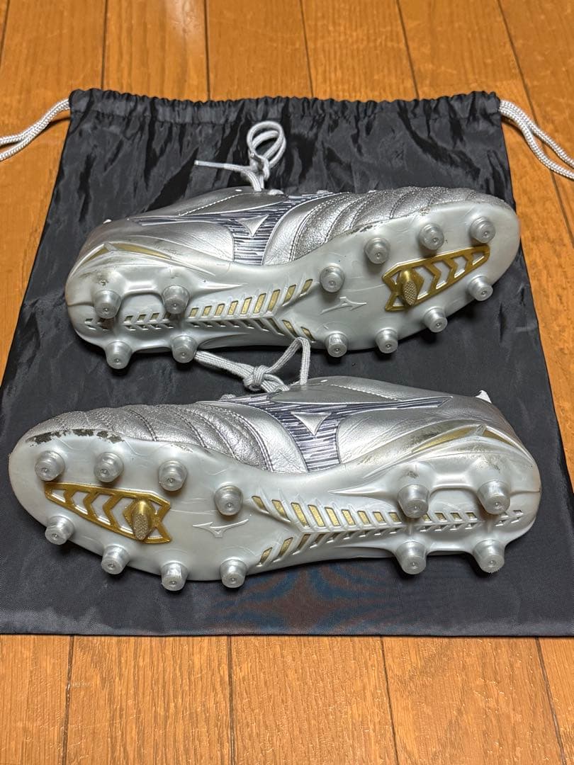 モレリアネオIV JAPAN ギャラクシーシルバー×ネイビー 25.0cm