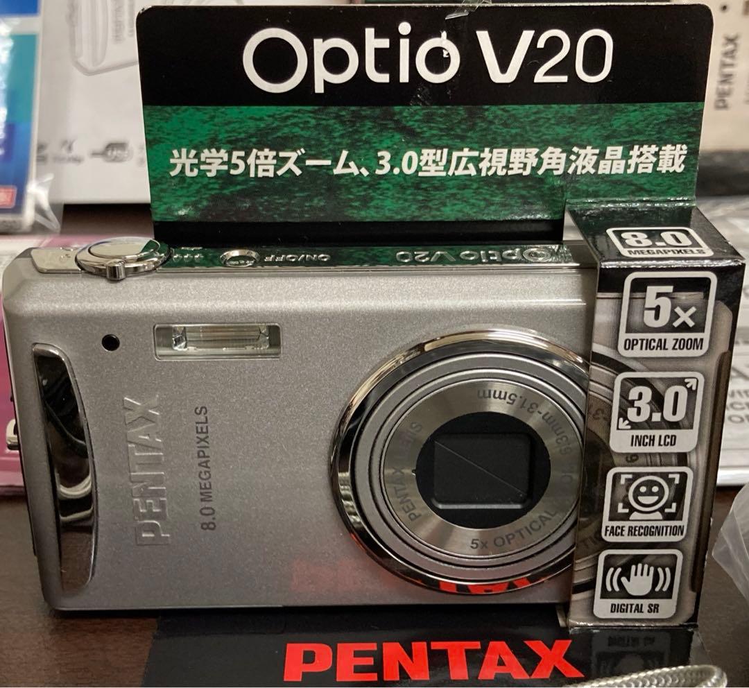 PENTAX Optio V20 コンパクトデジタルカメラ コンデジ 箱付き