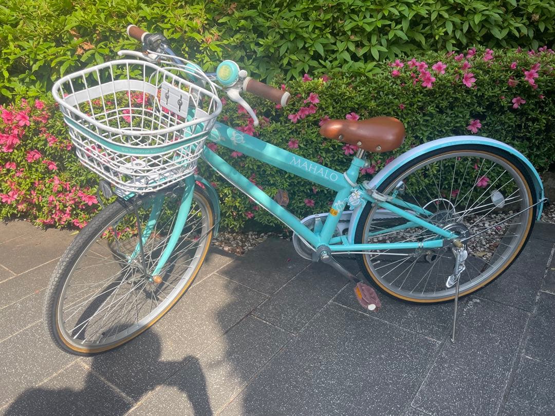 AEON販売子供用自転車：MAHALO 24インチ アクアブルー ストア マハロ 自転車 24 子供 AEON販売子供用自転車：MAHALO 24インチ