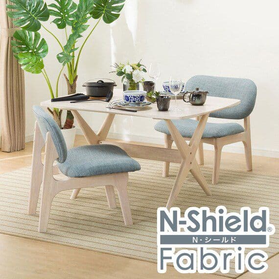 NITORI　Nシールドファブリック　ダイニングテーブル　幅90センチ ニトリ（NITORI） 幅90cm ダイニングテーブル(Nコレクション T-01 90