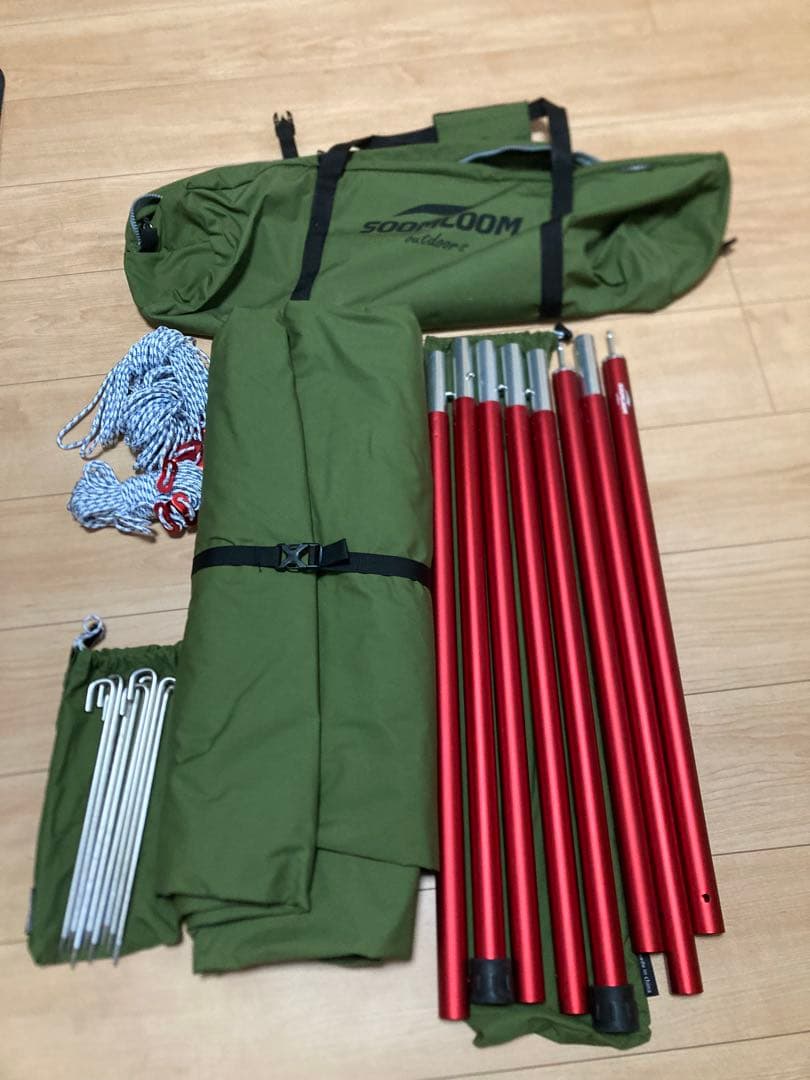 期間限定値下げ Soomloom ヘキサタープ 4.2×4.1m 幕未使用 TC