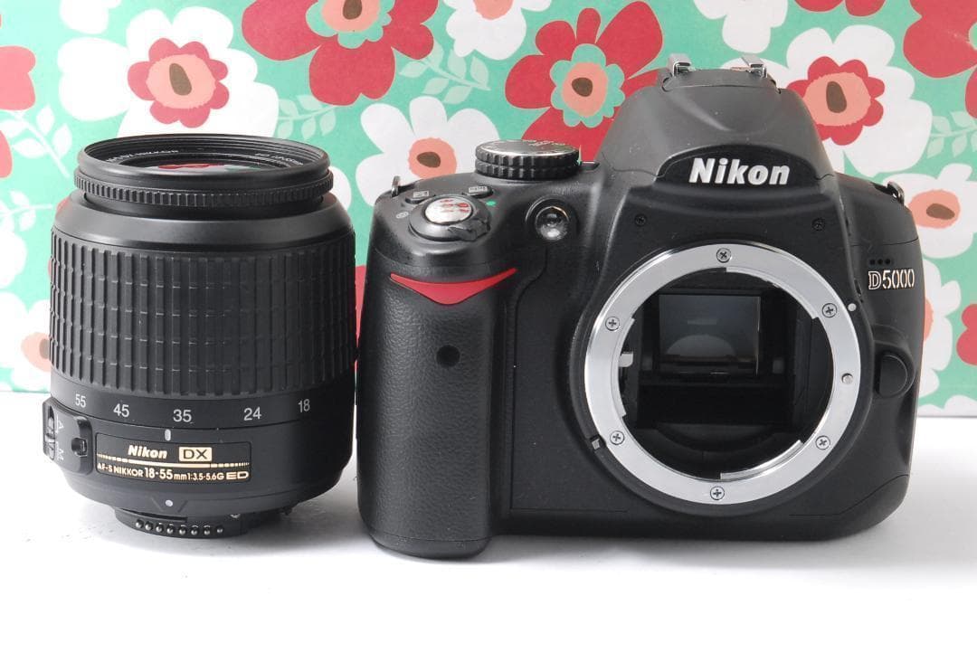 ❤️初心者オススメ❤️スマホ転送OK❤Nikon D5000❤️自撮,動画OK❤