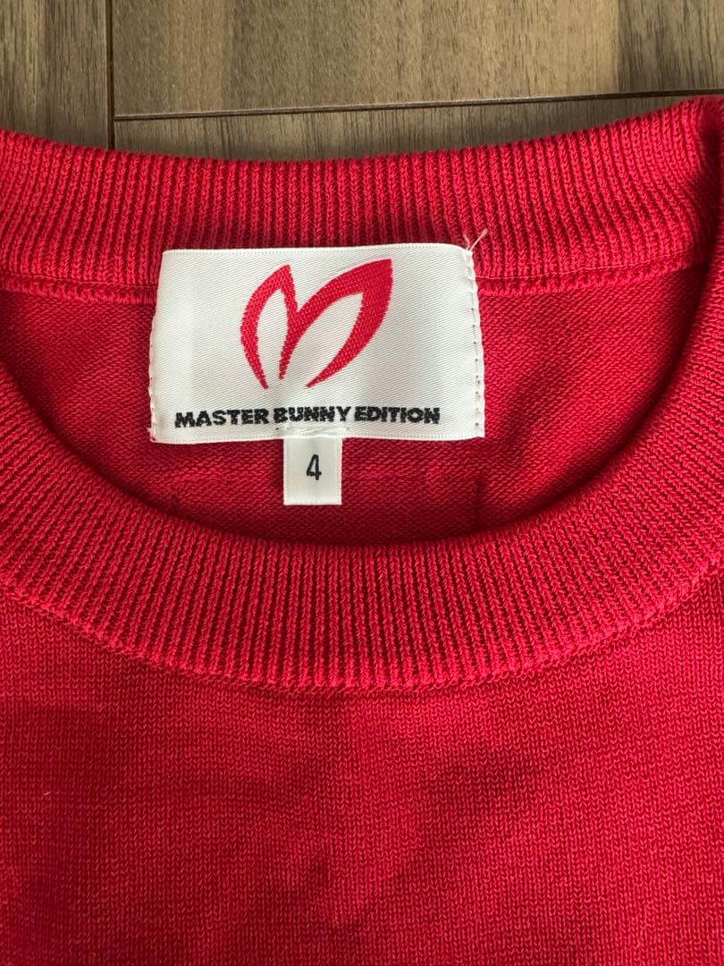 マスターバニー　サイドロゴ　レッド　4 超美品