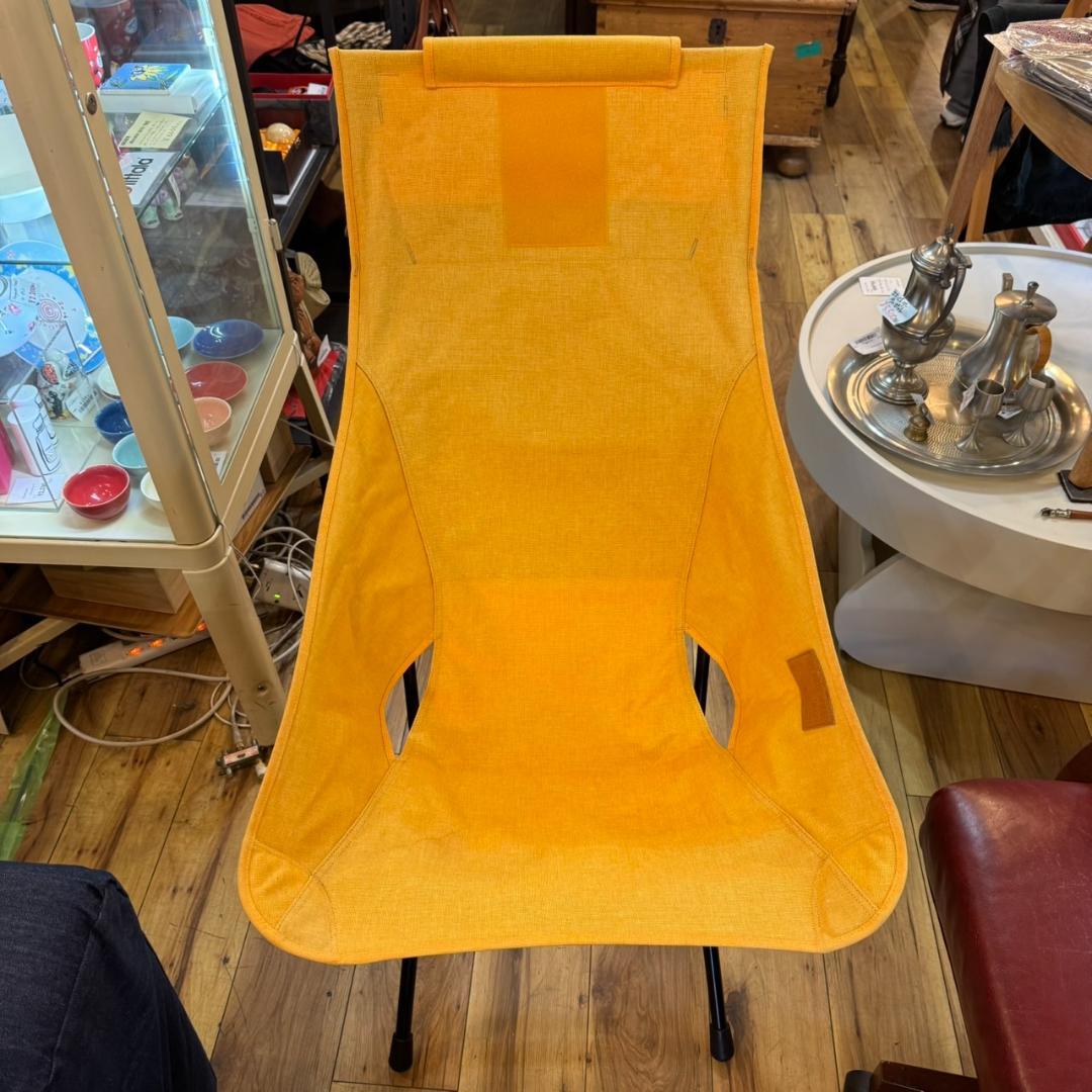 E43◆HELINOX　ヘリノックス　ビーチチェア　イエロー　中古美品 E43◇HELINOX ヘリノックス ビーチチェア イエロー 中古美品 E43