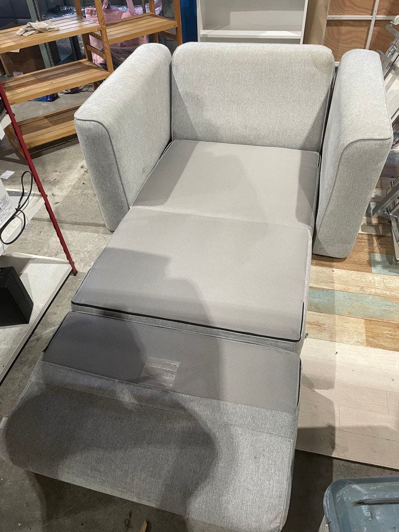 岐阜六条直接引取歓迎】コアラマットレス ソファベッド シングル グレー