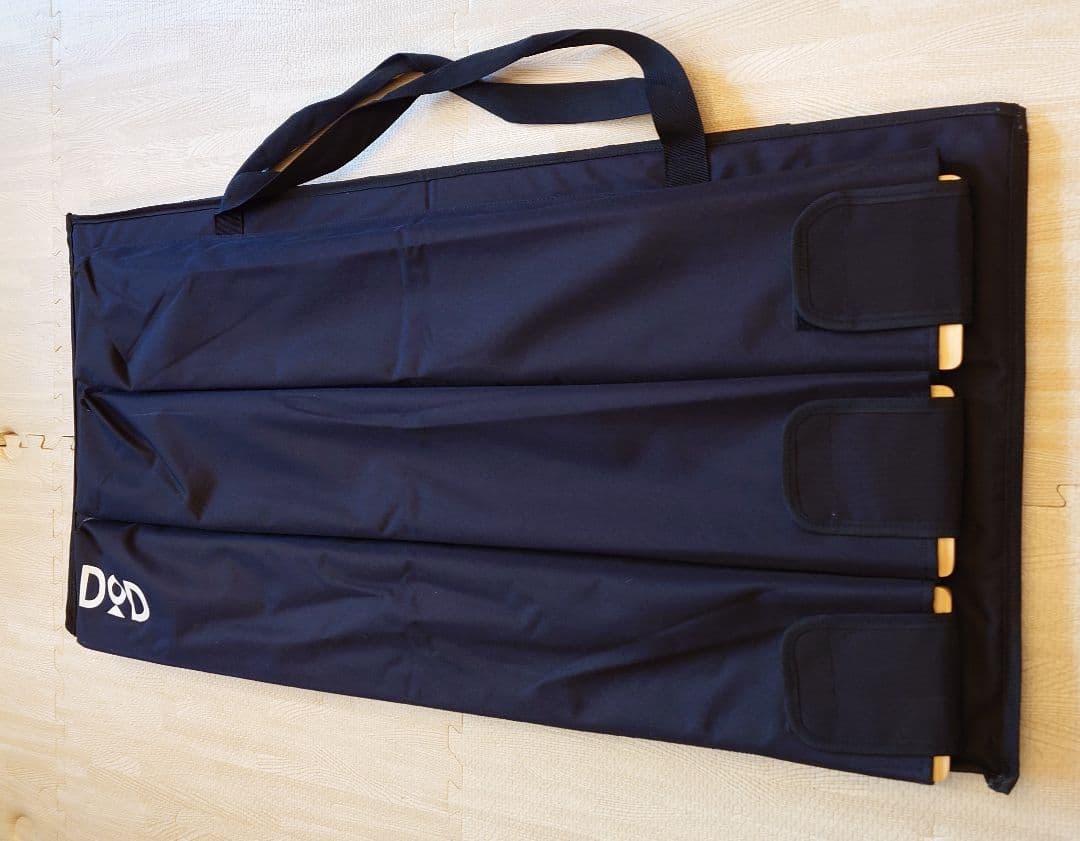 DOD テキーララック 3段セット メッシュ天板付 ブラック×ウッド＋専用