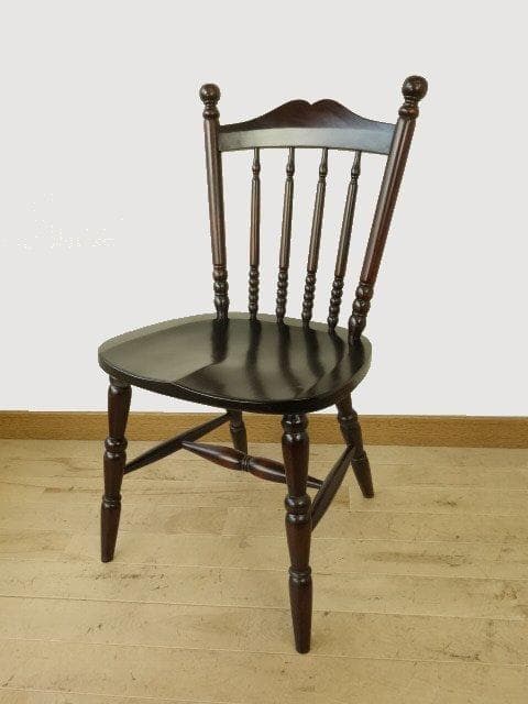 北海道民芸家具　HM６２６　椅子　再塗装済　ＵＳＥＤ 楽天市場】北海道民芸家具 ダイニングチェア 木製 ダイニングチェアー