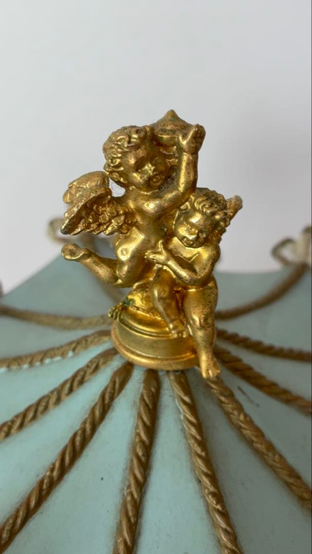 ビンテージ 】フランクリンミント カルーセルオルゴール 天使