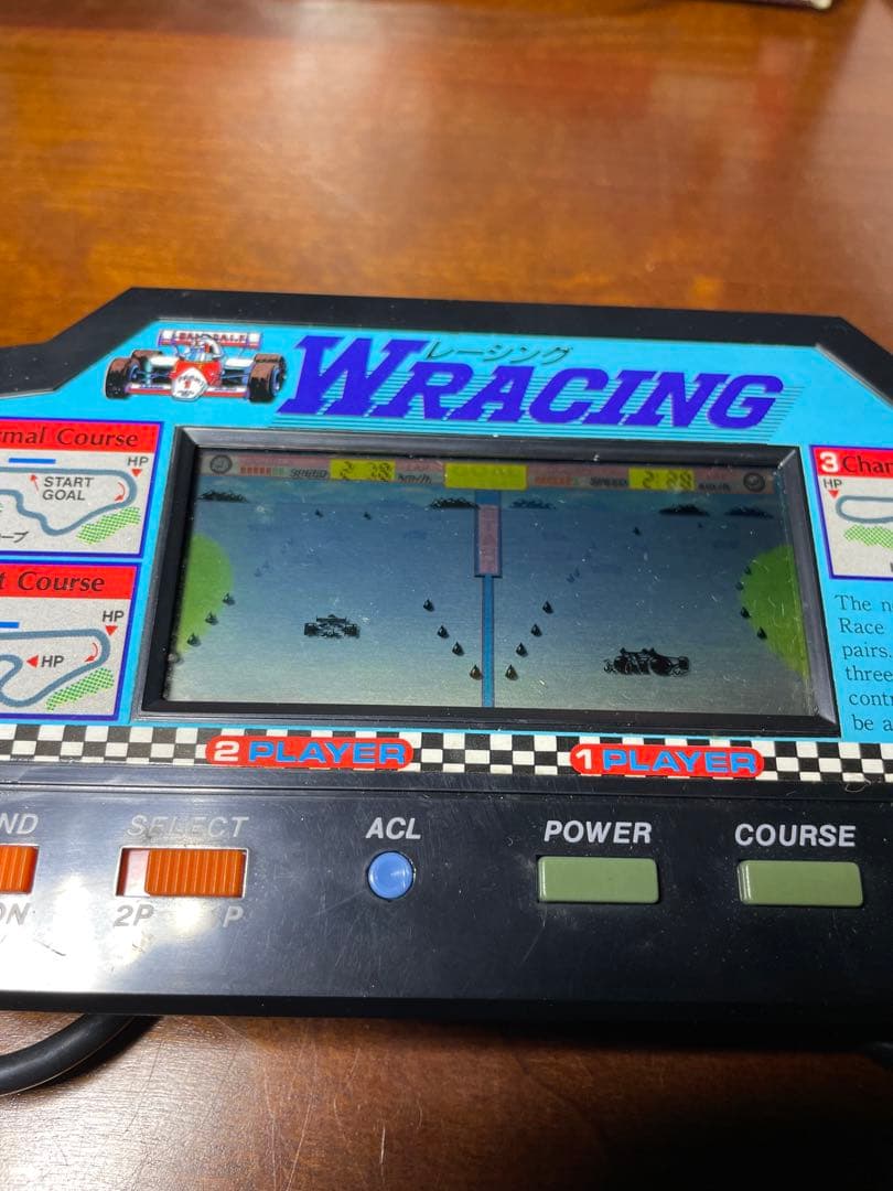 動作確認済み 希少 WRACING ダブルレーシング LSIゲーム バンダイ