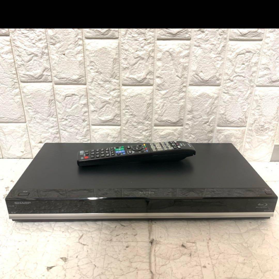 【美品】SHARP BD-W570 ブルーレイレコーダー AQUOS 【中古】SHARP ブルーレイディスクレコーダー BD-W570 リモコン