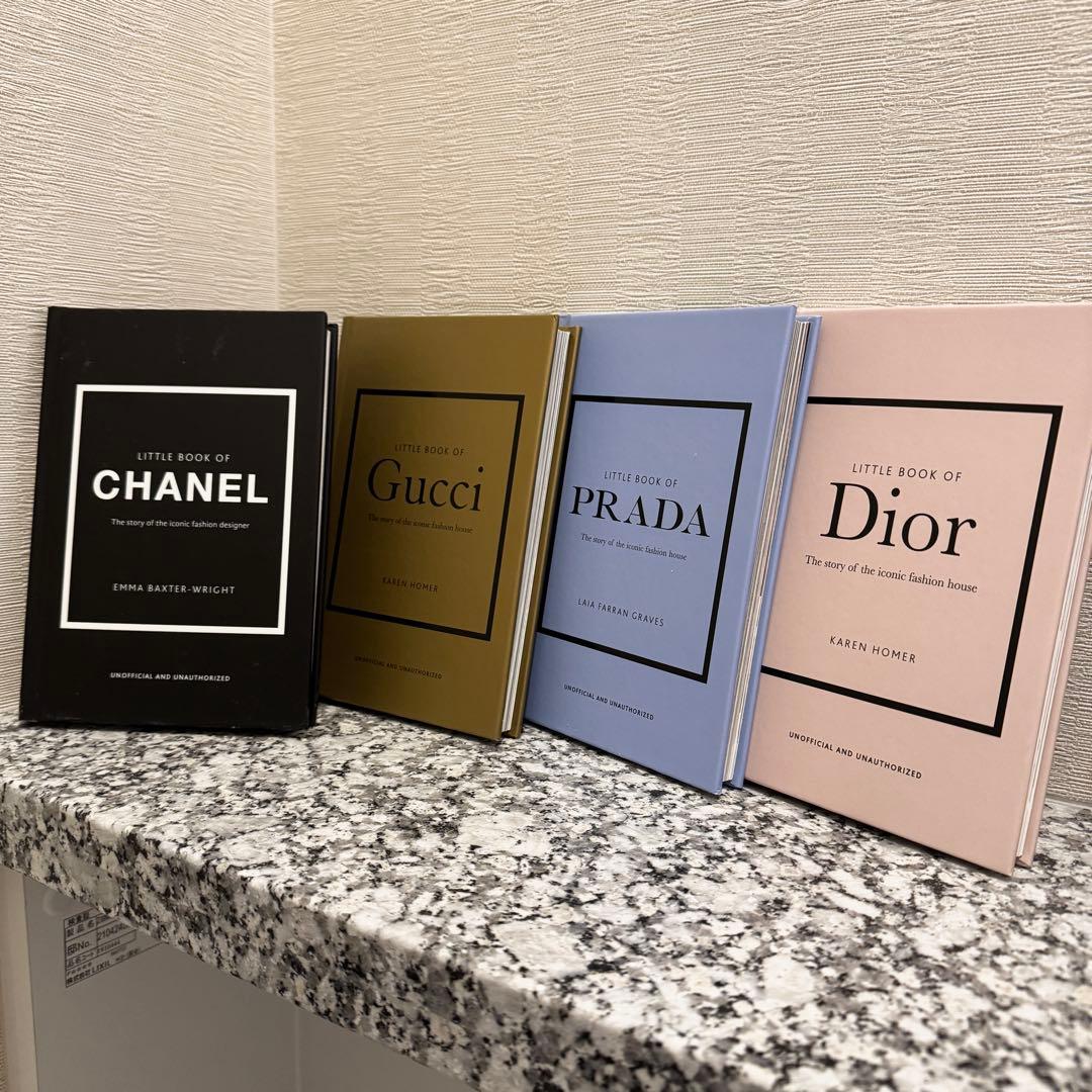 ファッション書籍セット（シャネル、グッチ、プラダ、ディオール）本　インテリア orangecake_vandachanel510381