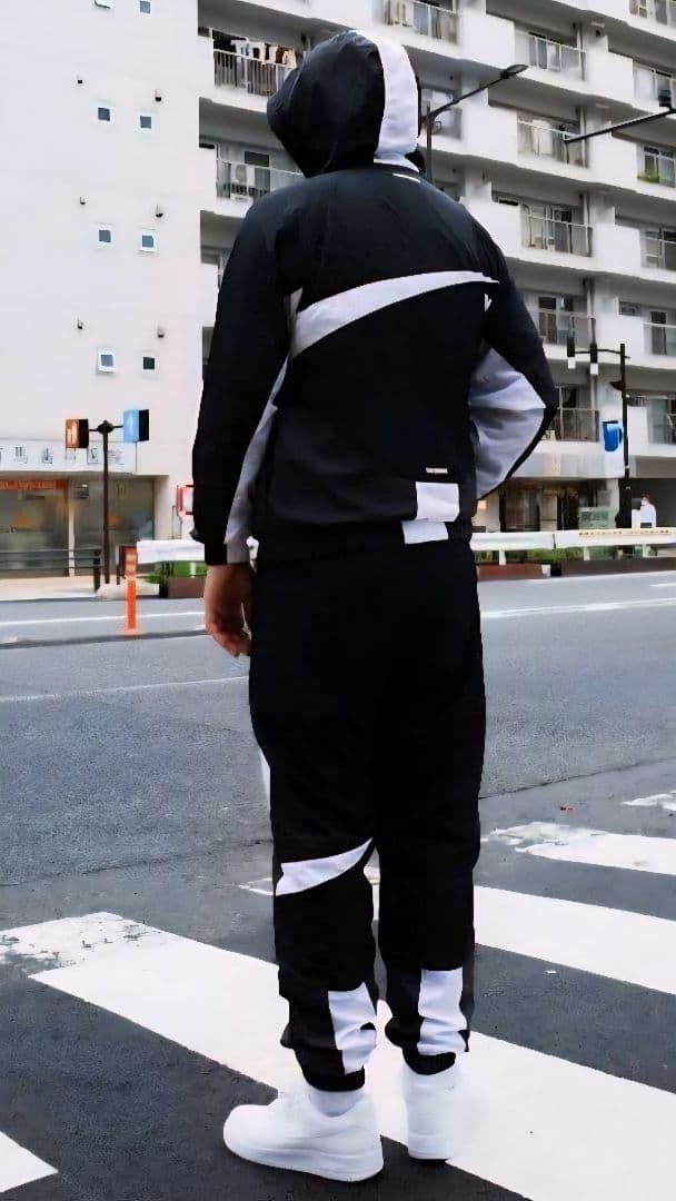 NIKE ビッグ スウッシュ ウーブン セット アップ 上 下 テック