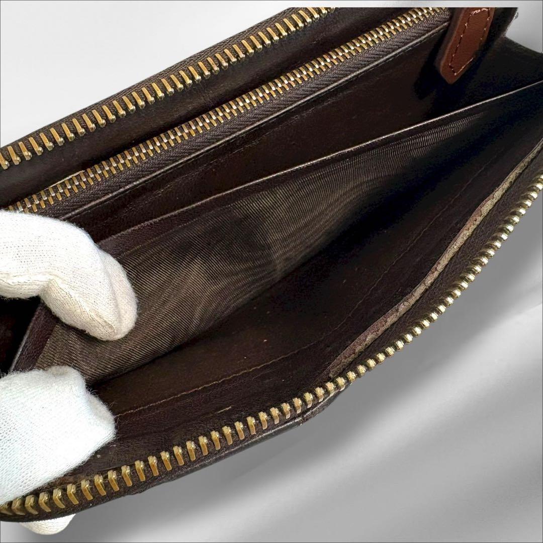 極美品✨ ボッテガヴェネタ イントレチャート 長財布 ラウンド