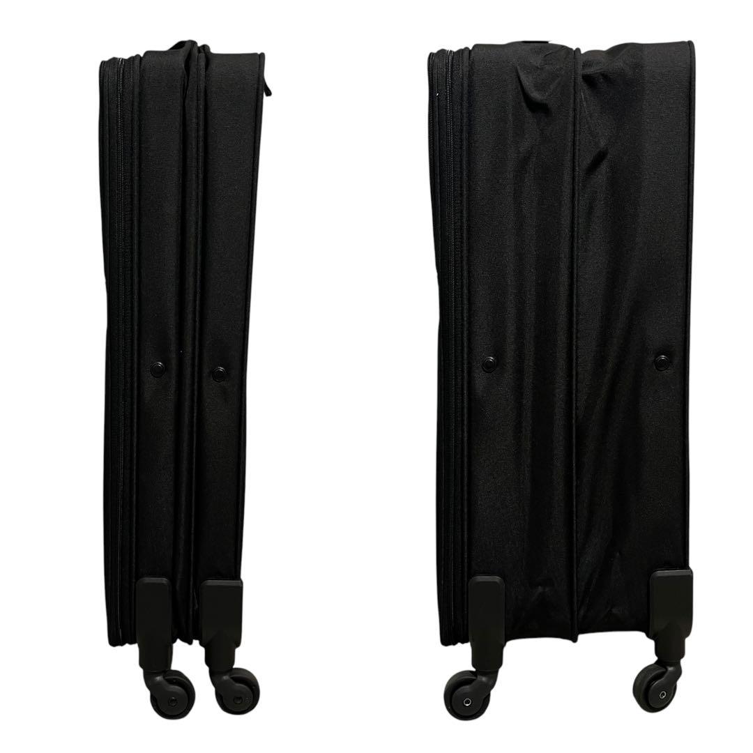 新品 無印良品 半分の厚みで収納できるソフトキャリーケース 大型 63L