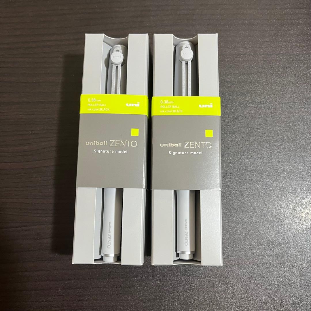 uniball ZENTO シグニチャーモデル 0.38mmユニボールゼント2本 - メルカリ