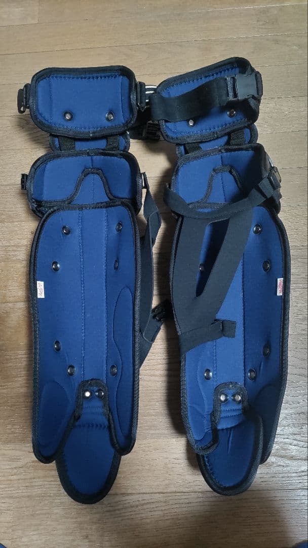 ローリングス(アシックス時代) 硬式用 レガース 袋付き ブラック Lサイズ